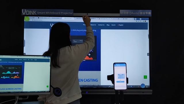 Vdink интерактивная доска с сенсорным экраном, смарт-доска для обучения в классе, онлайн-обучение смотреть онлайн