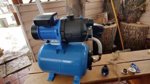 Сборка насосной станции, два варианта подключения обратного клапана