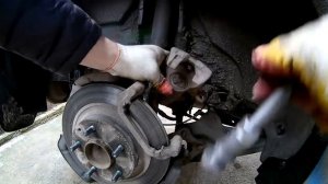 Мазда 6 GH 2008г. Замена задних тормозных колодок!