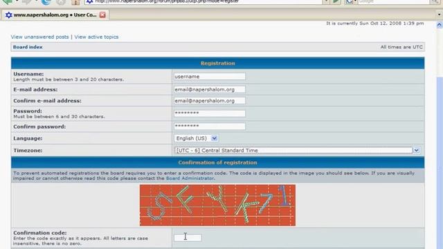 How To Register On The CBS Discussion Forum