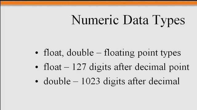 04-02 Java Building Blocks | Data Types | int, double смотреть онлайн