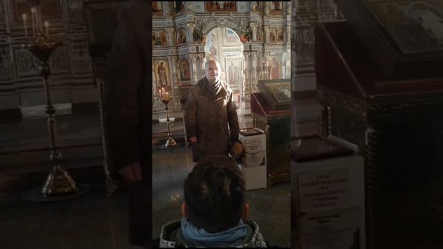 молебен в память основателей железных дорог мира и России в храме Иоанна Предтечи Барнаула