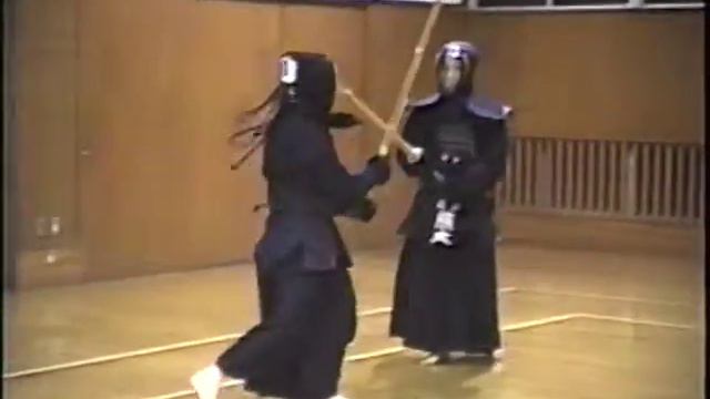 My friend Adrian at kendo practice in Takahama Japan - 1994 смотреть онлайн