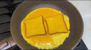Быстрый завтрак из яиц и хлеба! Очень просто и вкусно.