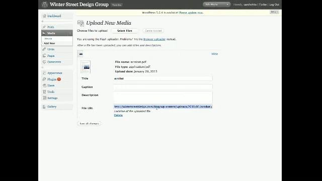 Wordpress - Linking to a .pdf file смотреть онлайн