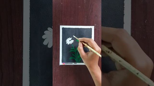 One stroke flower painting #shorts смотреть онлайн