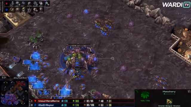 Reynor vs HeroMarine (ZvT) - ESL Open Cup Europe 157 [StarCraft 2] смотреть онлайн