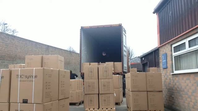 Container unloading at Exchange Supplies смотреть онлайн
