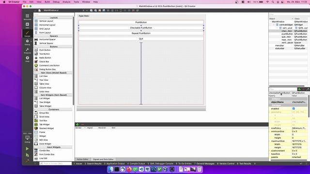 Qt Tutorial 023: PushButton смотреть онлайн