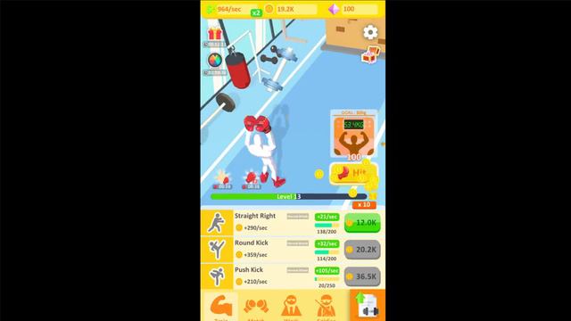 Idle Boxer Life (Gameplay Android) смотреть онлайн