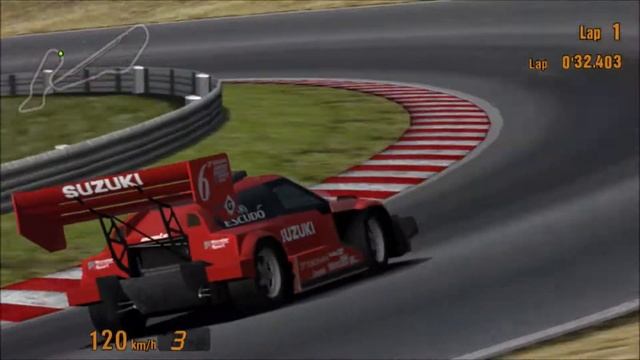 Gran Turismo 3 A-spec: Suzuki Escudo Pikes Peak Version HotLap Around Midfield Raceway смотреть онлайн