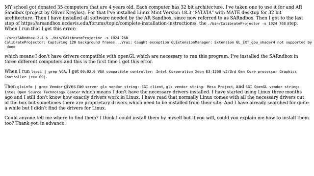 Unix & Linux: Need Intel Xeon E3-1200 drivers for Linux Mint 18 смотреть онлайн