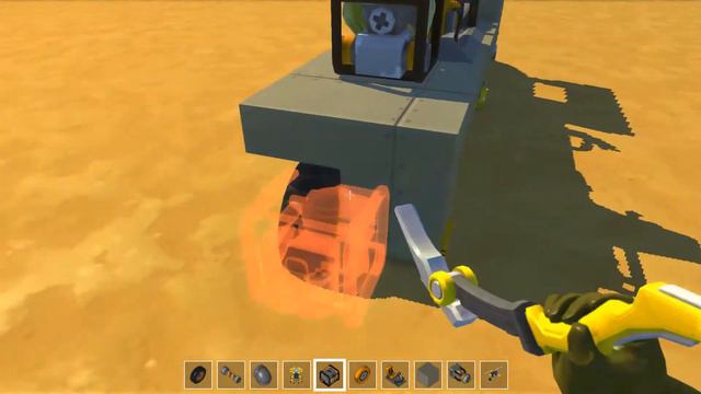 ScrapMechanic №4. Реактивный двигатель.