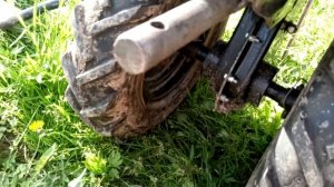 Старый плуг для мотоблока, недороботки, переделка.