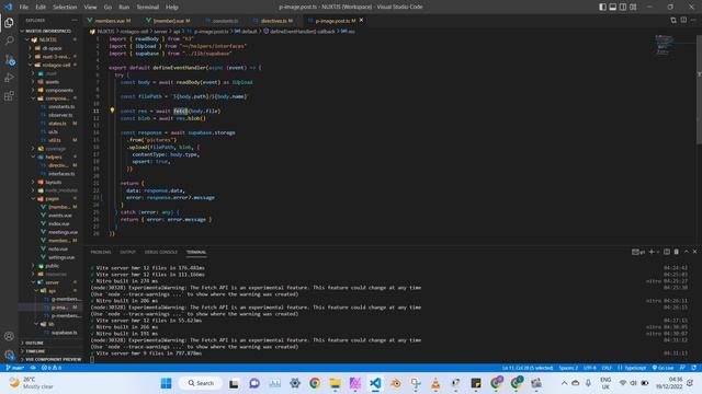Nuxt3 Supabase Image Upload With Api Route смотреть онлайн