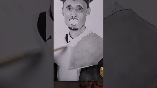 Charcoal and Graphite drawing//Time lapse/commission смотреть онлайн