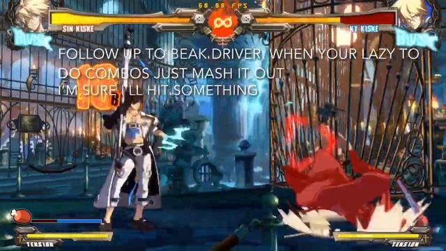 Guilty Gear Xrd Rev 2 | Sin Kiske Beginners Guide смотреть онлайн