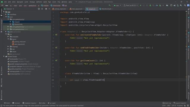 RecyclerView in Android - Tamil | தமிழில் | Geekydroid смотреть онлайн