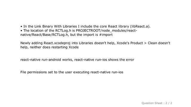 iOS : React native base headers for ios not found смотреть онлайн