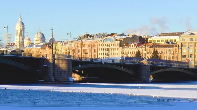 Солнечный Санкт Петербург 12.01.2019. видео зарисовки Владимир Шкваря SVkadr смотреть онлайн