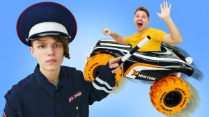 Игры гонки - Новая Тачка для Полицейской Академии! - Супергерои и машинки видео игры для детей