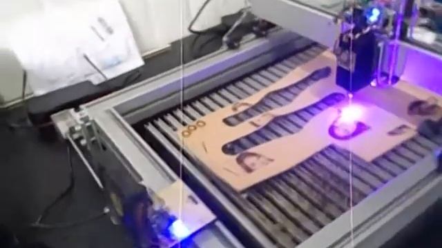 Выжигание портрета на коже диодным лазером смотреть онлайн