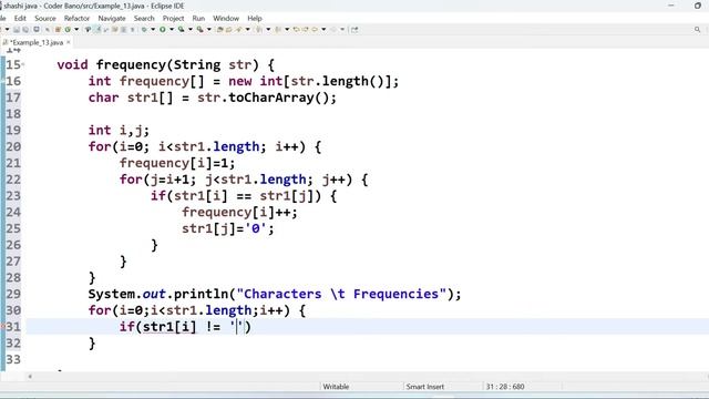 How to count frequency of characters in a string? смотреть онлайн