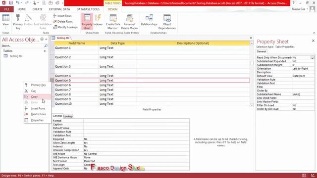 Exam Testing Database with MS Access смотреть онлайн