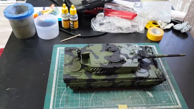 Leopard 2A4 (Meng) 35 scale - шаг 4 смотреть онлайн