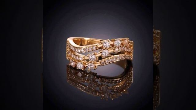 elegant Light Weight Designer Gold & 1ct Diamond Engagement rings ideas 925 Sterling silver смотреть онлайн