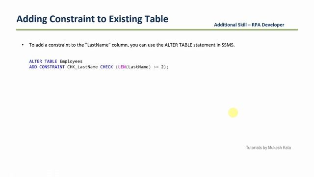 12. What is Check Constraint in SQL Server | Properties | SQL Server Beginners | Database смотреть онлайн