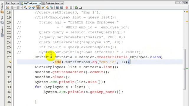 Hibernate Class Lecture(Criteria API)- 14 смотреть онлайн
