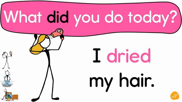 Learn Past Tense Verbs #1 - Pattern Practice - Simple Past Tense by ELF Learning смотреть онлайн