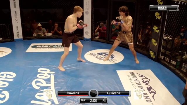 FULL FIERCE FIGHT | PARIS HAWKINS VS GUS QUINTANA смотреть онлайн