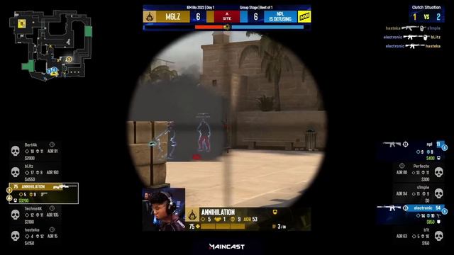 TheMongolz vs NaVi | Map 1 Mirage | IEM Rio 2023 смотреть онлайн