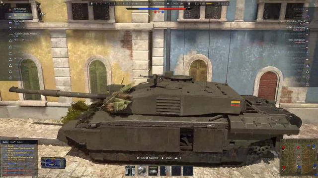 War Thunder TankRB Challenger2 20 kills смотреть онлайн