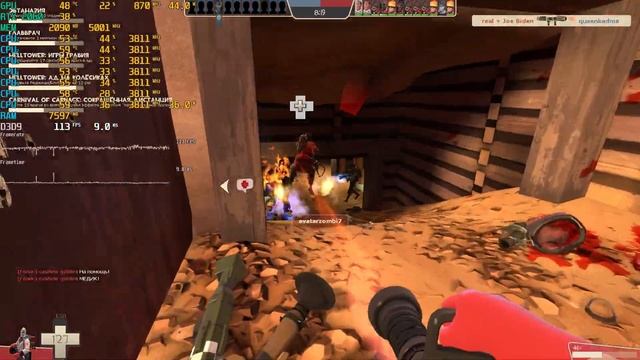 rtx2060+i5-8400+16 ozy(2666 mhz)Test in Team Fortress 2! смотреть онлайн