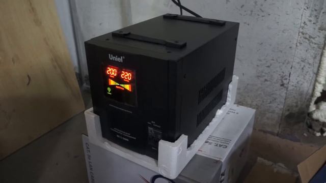 Стабилизатор напряжения Uniel RS-1/5000 смотреть онлайн