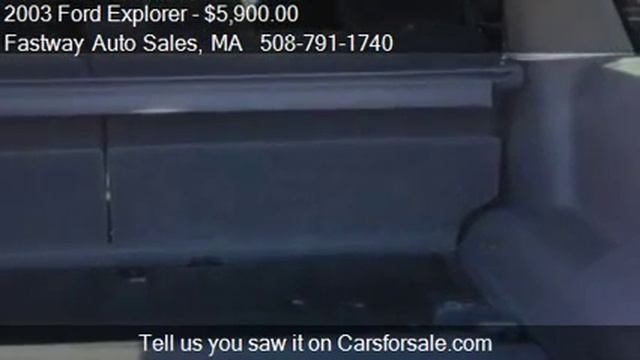 2003 Ford Explorer XLT 4.6L 4WD - for sale in Millbury, MA 0 смотреть онлайн