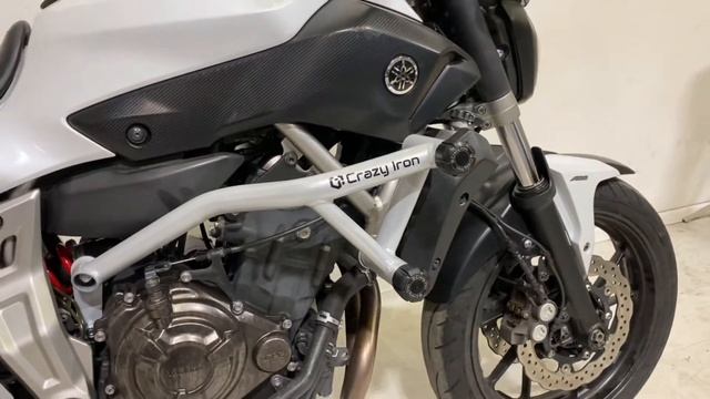 Crazy Iron защитные рейлинги Race Rail на Yamaha MT-07 смотреть онлайн