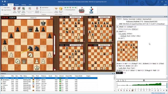 Fritz 16 - Playchess Kibitzing смотреть онлайн