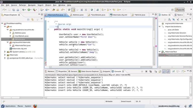 Hibernate Tutorial 15 - mappedBy and Many To Many Mapping смотреть онлайн