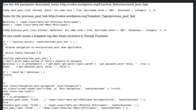 Wordpress: Exclude Posts From Specific Category from Next and Previous post links (2 Solutions!!) смотреть онлайн