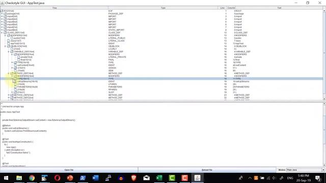 Checkstyle Tree GUI смотреть онлайн