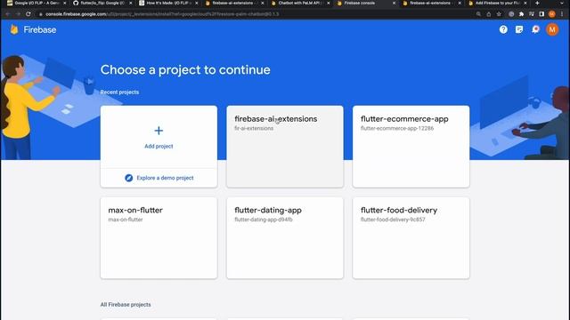 Flutter AI Chatbot with Firebase Extensions - NEW from Google I/O смотреть онлайн