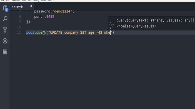 Node.JS How to UPDATE query in PostgreSQL Database смотреть онлайн