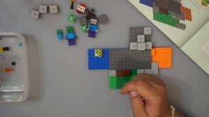 АСМР Lego Minecraft Пещера зомби 21141