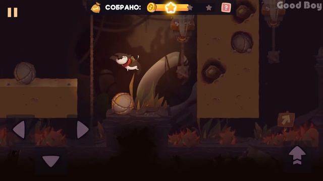 "My Diggy Dog 2", level 12 Walkthrough. All Stars and treasures. Russian version. смотреть онлайн