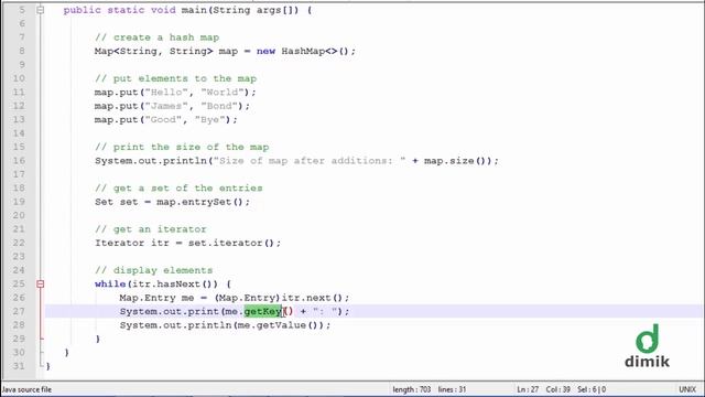 CS203 - JavaEE - Iterator With Hashmap смотреть онлайн