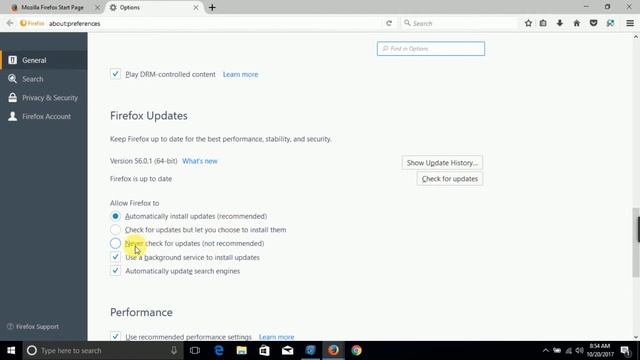 How to stop automatically update on Mozilla Firefox смотреть онлайн